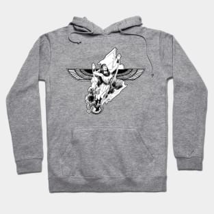 Flying woman Hoodie